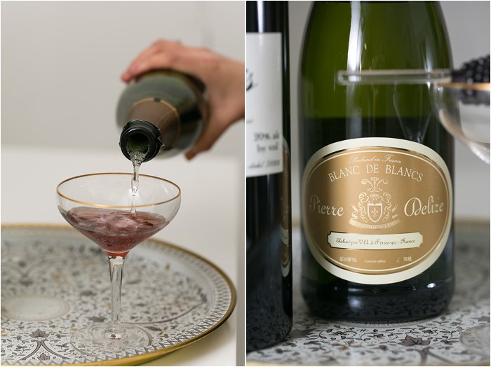 Champagne cocktail recipe