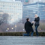 Chicago Proposal Photographer: Buckingham Fountain Wedding Proposal